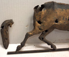 Old Original Large Circus Horse Lightning Rod Weathervane Arrow Animal As Is