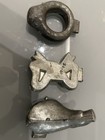Vintage Ice Cream  Chocolate Pewter Molds Lot Of 3