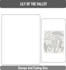 Lily Of The Valley Stamps Cutting Dies Scrapbook Stamping Blessing Cards Crafts