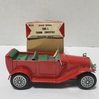 Vintage Cragstan Ford-a Touring Convertible Tin Friction Toy Car Japan 932