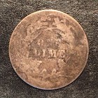 1876 Seated Liberty Dime - High Quality Scans  d605