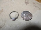 Navajo Sterling Silver Coral Baby Toddler Small Child Ring Sz  25