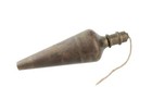 General Hardware Co No 800 Solid Brass Plumb Bob 16 Oz Steel Tip 1950s