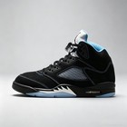 New Nike Air Jordan 5 Retro Black University Blue Dd0587-008 Men s Size    
