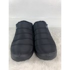 Womens Black Go Slip-on Plush-lined Indoor outdoor Clogs Size 8
