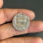 Rare Ancient Roman Empire Imperial Bronze Coated Coin In Excellent Condition