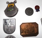 Wwii German Tinnie Pins  13pcs  Lot