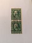 Us Stamp Biplane Fancy Cancel  Scott 441  Washington 1   1914 Perf 10 Horizontal 