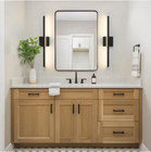 Modern Bathroom Vanity Led Light 20 Inches  Black Wall Lamp