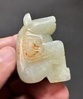 Rare Beartiful Ancient Chinese Eastern Zhou Dynasty Carved Nephrite Jade Of Bear