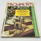 Vtg 1970s Macrame Paper Book Lot Of 4  Instructions Illustrated Boho Decor Gifts