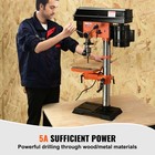 12-inch Benchtop Drill Press Cast Iron Drill Press 5 Amp Variable Speed