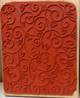 New Stampin Up Hearts   Swirls Large Background Rubber Stamp