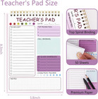 Teacher To Do List Notepad  8 3x5 8 Inch Teacher Notepad  Spiral Checklist Noteb