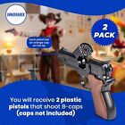 Toy Gun  6 75  Cap Pistol Toy Gift  8 Shot Revolver For Kids-2 Pistols Per Order