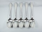 Antique Vintage Set Of 5 German Solid 800 Silver Tablespoons Serving Spoons B s