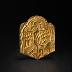 Gold Plaque Depicting A Peacock On A Lotus-tibetan Ca  7th   9th Century Ce