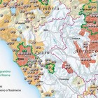 Italy Doc And Docg Wines Wall Map - English And Italian - 28  X 39  Laminated