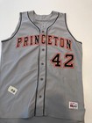Game Worn Used Princeton Tigers Speedline Baseball Jersey Size 44  42