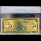 Gold 1918  1000 One Thousand Dollars Banknote Collectible With Bag   Certificate