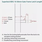 Gate Lock - Gatemaster Bdgs1030r