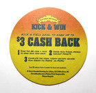 Sierra Nevada Brewing Beer Coaster Kick And Win Football Cash Back Rebate Promo
