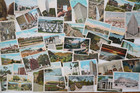 White Border Old Postcard Lot Of 50 Unused Usa 1915-1930 Views Vintage Post Card