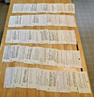 50 Vintage Library Card Catalog Index Cards - Art  Scrapebooking  Games  Crafts