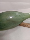  Rare Antique Green Blue Unmarked Glass Soda Torpedo Bottle