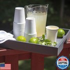 Nyhi 300 Pack 6 Oz White Paper Disposable Coffee Cups Hot Cold Beverage Drink