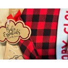 Baby Essentials Matching Santa Hats Buffalo Plaid Red Black Daddy Baby Nwt