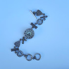 Highlander Watcher Adjustable Bracelet Watch- Sterling Silver Charm Bracelet- Tv