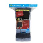 Hanes Men s Super Value Pack Covered Waistband Boxer Briefs 10 Pack  size M  New
