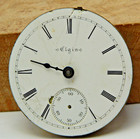 Antique 1898 Elgin 73 18 Size 7 Jewel Open Face Pocket Watch Movement With Dial