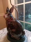 Adorable Ceramic Bunny Rabbit Lamp  18  