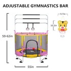 Trampoline For Kids  5ft Adjustable For Toddler  Indoor outdoor Baby 
