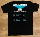 Rammstein North America Stadium Tour 2022 Black T-shirt Size L
