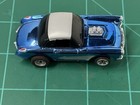 Blue Chrome Corvette Slot Car Afx Ho Slot Car Chassis Tyco afx Track