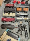 1950 s Lionel O Gauge Train Lot Freight Cars Track Accessories Untested As Is 