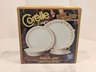 Nos Corelle Butterfly Gold 5pc Place Setting Nib Sealed Local Bank Promo Gift