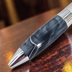 Vtg Reyataz Hiv Pharma Drug Rep Pen Silver Faux Marble Heavy Metal Ultra Rare