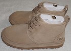 Ugg 1094269 Neumel Chestnut Brown Suede Fur Low Women s Boots Us Size 5 New