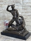 100  Solid Bronze Sculpture Theseus Slaying The Minotaur Home Decor Gift