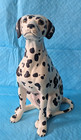 Rare San Marcos Hagen Renaker Spooky Dalmatian Dog With Original Sticker   Stamp