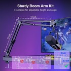 Xlr usb Gaming Microphone Set Dynamic Pc Mic For Streaming Podcasting Compute   