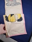 Vtg 1960 s Handmade Puppy Kitty Wall Decor 48  Measuring Height Chart Rare  6fb
