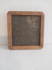 Antique 1920 s Brown s Mule Tobacco Tin Mold Plate Framed Wall Hanging  7  X 7  