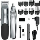Wahl Groomsman Rechargeable Beard Trimmer Kit For Mustaches  Nose Hair  And Ligh