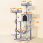 Large Cat Tree Cat Tower Playing House Condo W scratching Posts For Indoor Cats