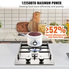12  Gas Cooktop Stove Top 2-burners Kitchen Built In Lpg ng Dual Fuel